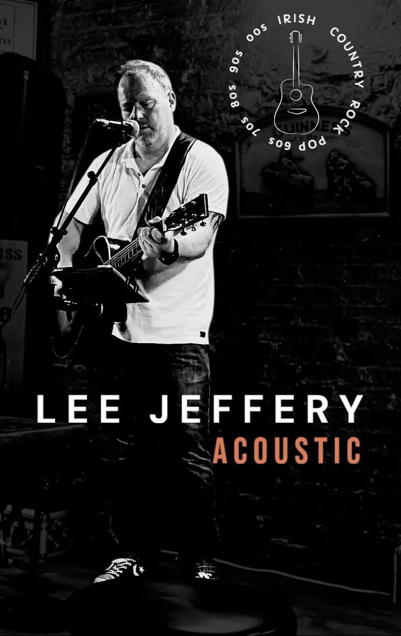 Lee Jefferey acoustic singer and guitarist performing live