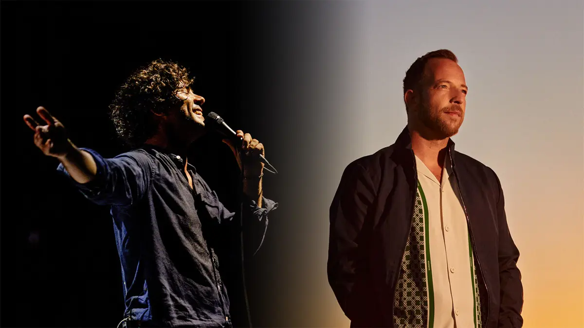 Official promotional image for Jack Savoretti and James Morrison at Scarborough Open Air Theatre 2027
